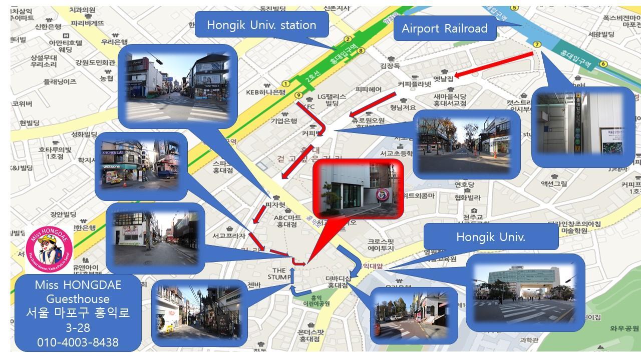 Miss Hongdae Guest House Сеул Экстерьер фото