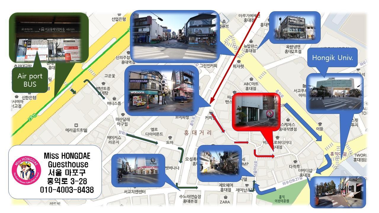 Miss Hongdae Guest House Сеул Экстерьер фото